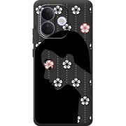 Чорний чохол BoxFace Xiaomi Redmi Note 17 Pro Flower Hair
