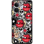 Чорний чохол BoxFace Xiaomi Redmi Note 17 Pro Rock Graffiti