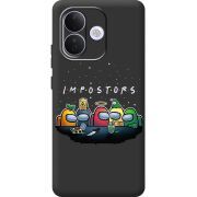 Чорний чохол BoxFace Xiaomi Redmi Note 17 Pro Among Us Impostors