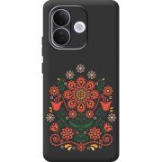 Чорний чохол BoxFace Xiaomi Redmi Note 17 Pro Ukrainian Ornament