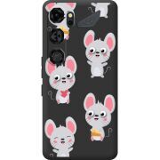 Прозорий чохол BoxFace Nubia Neo 5 GT 5G с 3D-глазками Mouse