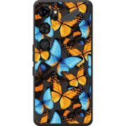 Прозорий чохол BoxFace Nubia Neo 5 GT 5G Butterfly Morpho