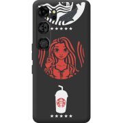 Чорний чохол BoxFace Nubia Neo 5 GT 5G RedWhite Coffee