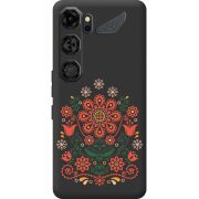 Чорний чохол BoxFace Nubia Neo 5 GT 5G Ukrainian Ornament