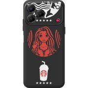 Чорний чохол BoxFace Nubia V80 Design RedWhite Coffee