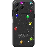 Чорний чохол BoxFace Nubia V80 Design Among Us Invisible