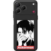 Чорний чохол BoxFace Nubia V80 Design Attack On Titan - Ackerman