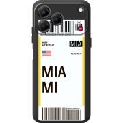 Прозорий чохол BoxFace Nubia V80 Design Ticket Miami