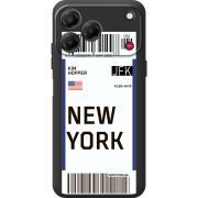 Прозорий чохол BoxFace Nubia V80 Design Ticket New York