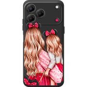 Прозорий чохол BoxFace Nubia V80 Design Mouse Girls
