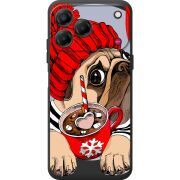 Прозорий чохол BoxFace Nubia V80 Design Winter Puggy