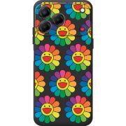 Прозорий чохол BoxFace Nubia V80 Design Hippie Flowers
