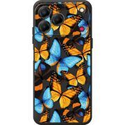 Прозорий чохол BoxFace Nubia V80 Design Butterfly Morpho