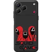 Прозорий чохол BoxFace Nubia V80 Design siquid game люди в красном