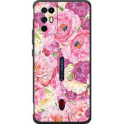 Чохол BoxFace Nubia RedMagic 6R Pink Peonies