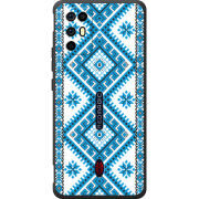 Чохол BoxFace Nubia RedMagic 6R Блакитний Орнамент