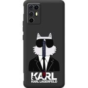 Чорний чохол BoxFace Nubia RedMagic 6R Cat in Black