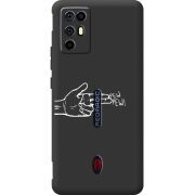 Чорний чохол BoxFace Nubia RedMagic 6R Pew Pew