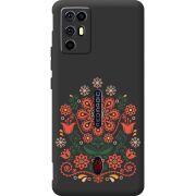Чорний чохол BoxFace Nubia RedMagic 6R Ukrainian Ornament