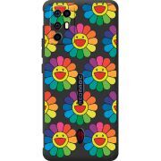 Прозорий чохол BoxFace Nubia RedMagic 6R Hippie Flowers