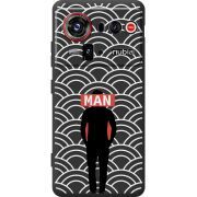 Чорний чохол BoxFace Nubia Z80 Ultra Man Pattern