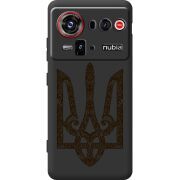 Чорний чохол BoxFace Nubia Z80 Ultra Ukrainian Trident