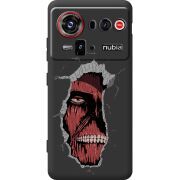 Чорний чохол BoxFace Nubia Z80 Ultra Нападение на Титана