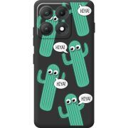 Прозорий чохол BoxFace Moto Edge 70 Max с 3D-глазками HIYA