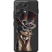 Прозорий чохол BoxFace Moto Edge 70 Max Steampunk Cat