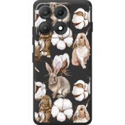 Прозорий чохол BoxFace Moto Edge 70 Max Cotton and Rabbits