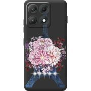 Чохол зі стразами Moto Edge 70 Max Eiffel Tower