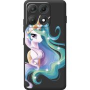 Чохол зі стразами Moto Edge 70 Max Unicorn Queen