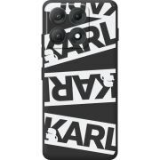 Чорний чохол BoxFace Moto Edge 70 Max White Karl