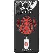 Чорний чохол BoxFace Moto Edge 70 Max RedWhite Coffee
