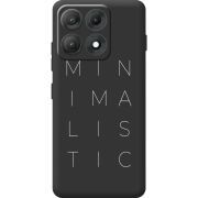 Чорний чохол BoxFace Moto Edge 70 Max Minimalistic