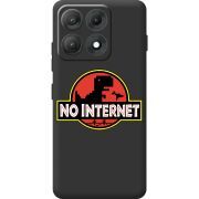 Чорний чохол BoxFace Moto Edge 70 Max No Internet