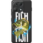 Чорний чохол BoxFace Moto Edge 70 Max Fish