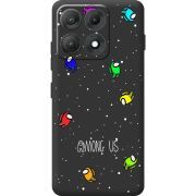 Чорний чохол BoxFace Moto Edge 70 Max Among Us Invisible