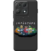 Чорний чохол BoxFace Moto Edge 70 Max Among Us Impostors