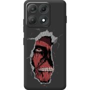 Чорний чохол BoxFace Moto Edge 70 Max Нападение на Титана