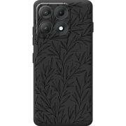 Чорний чохол BoxFace Moto Edge 70 Max Leaves
