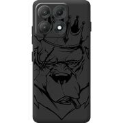 Чорний чохол BoxFace Moto Edge 70 Max Bear King