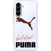 Прозорий чохол BoxFace Samsung Galaxy A18 (A185) Wild Cat