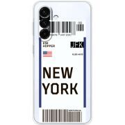 Прозорий чохол BoxFace Samsung Galaxy A18 (A185) Ticket New York