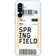 Прозорий чохол BoxFace Samsung Galaxy A18 (A185) Ticket Springfield