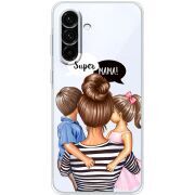 Прозорий чохол BoxFace Samsung Galaxy A18 (A185) Super Mama