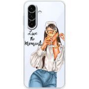 Прозорий чохол BoxFace Samsung Galaxy A18 (A185) Live The Moment
