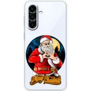 Прозорий чохол BoxFace Samsung Galaxy A18 (A185) Cool Santa