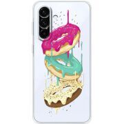 Прозорий чохол BoxFace Samsung Galaxy A18 (A185) Donuts