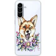 Прозорий чохол BoxFace Samsung Galaxy A18 (A185) Winking Fox